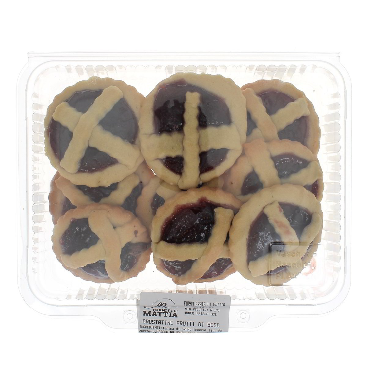 Forno Fratelli Mattia Crostatine Frutti Di Bosco confezione da circa 500 g