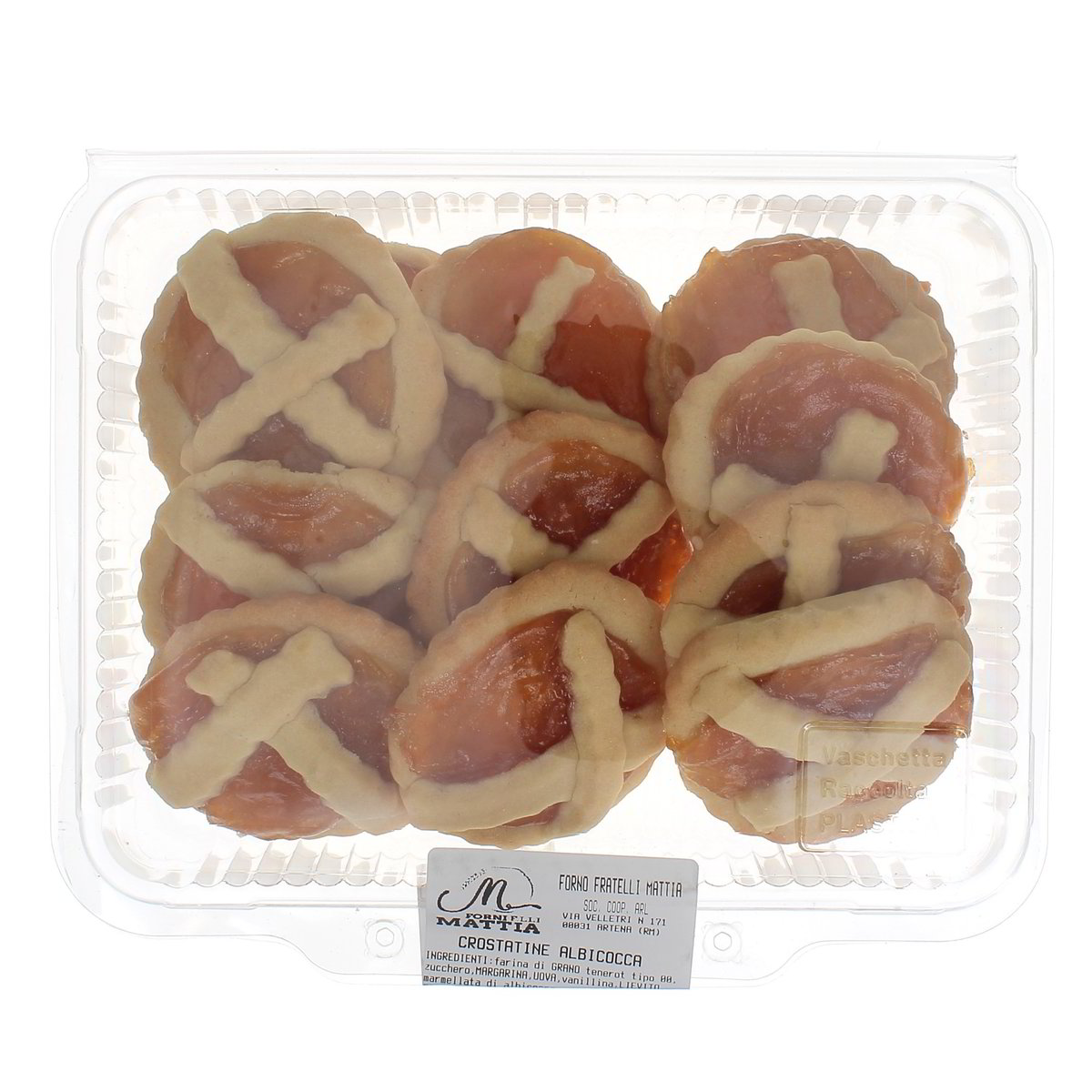 Forno Fratelli Mattia Crostatine Albicocca confezione da circa 500 g