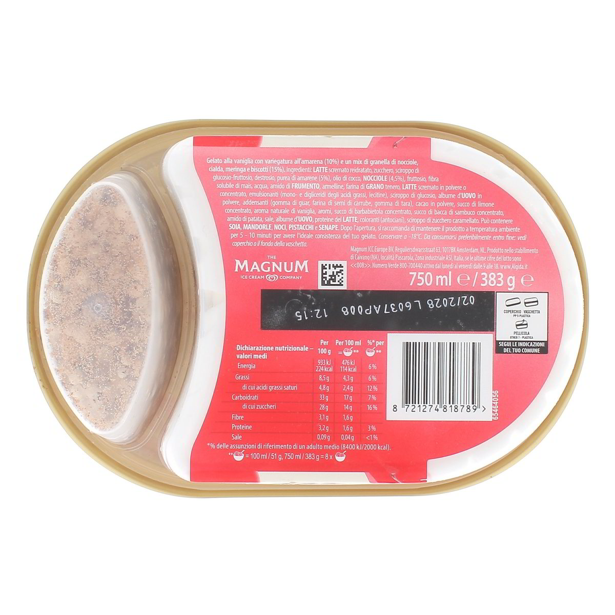 Algida Carte D'or Soft & Crunchy Croccante 383 g — immagine 3