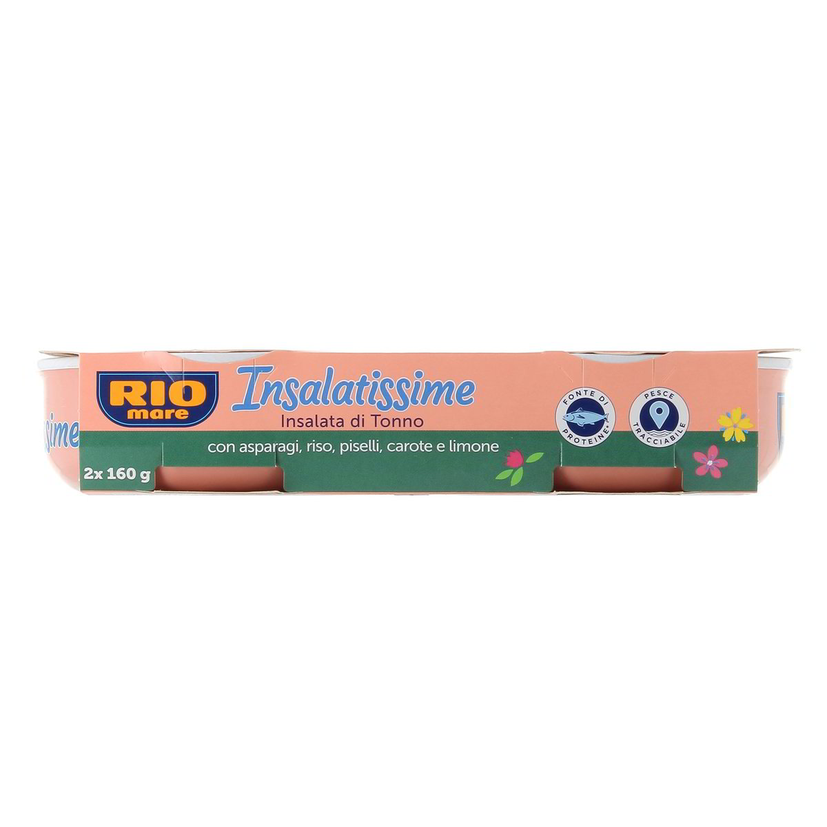 RIO Mare Insalatissime Spring Insalata Di Tonno Con Asparagi Riso Piselli Carote E Limone 2x160 g — immagine 3