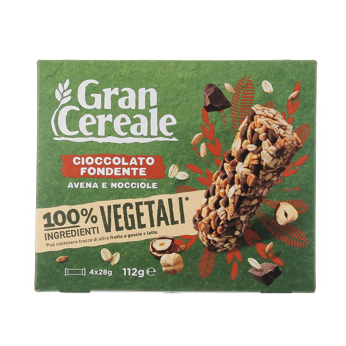 Gran Cereale BARRETTA CIOCCOLATO FONDENTE AVENA E NOCCIOLE x4 112 g