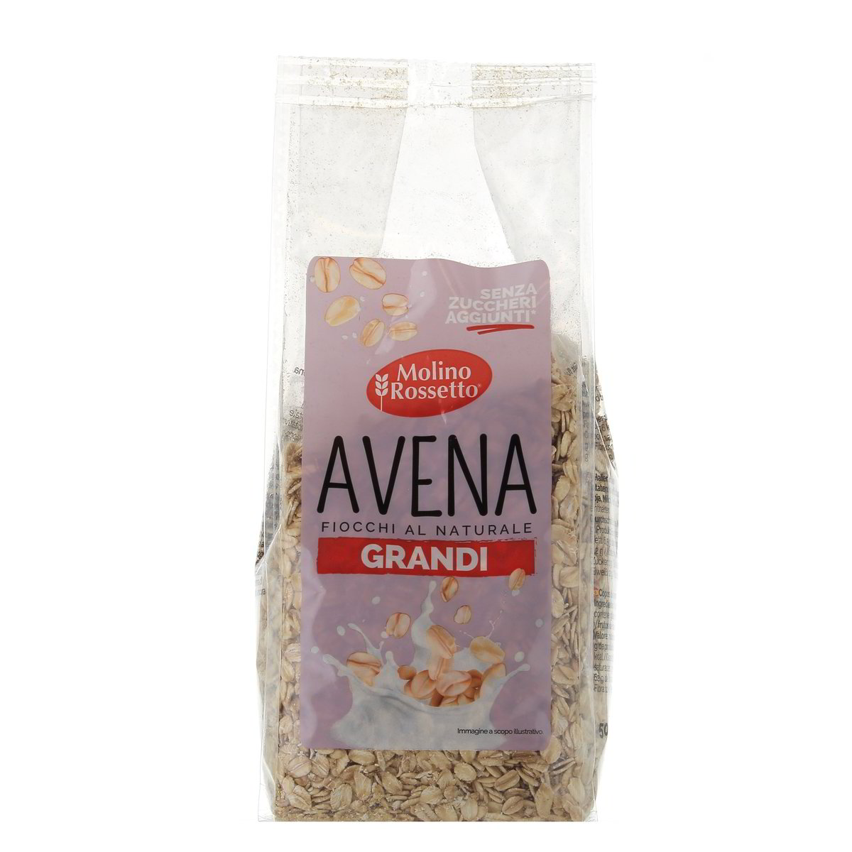 Molino Rossetto Avena Fiocchi Al Naturale Grandi 500 g