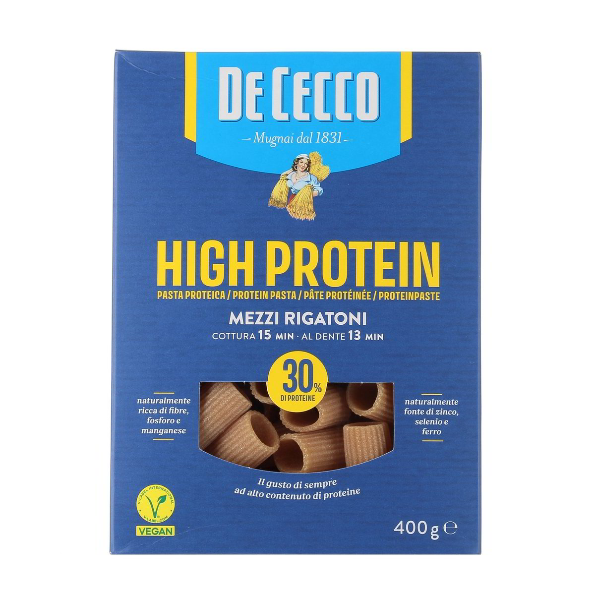 DE Cecco Mezzi Rigatoni High Protein 400 g
