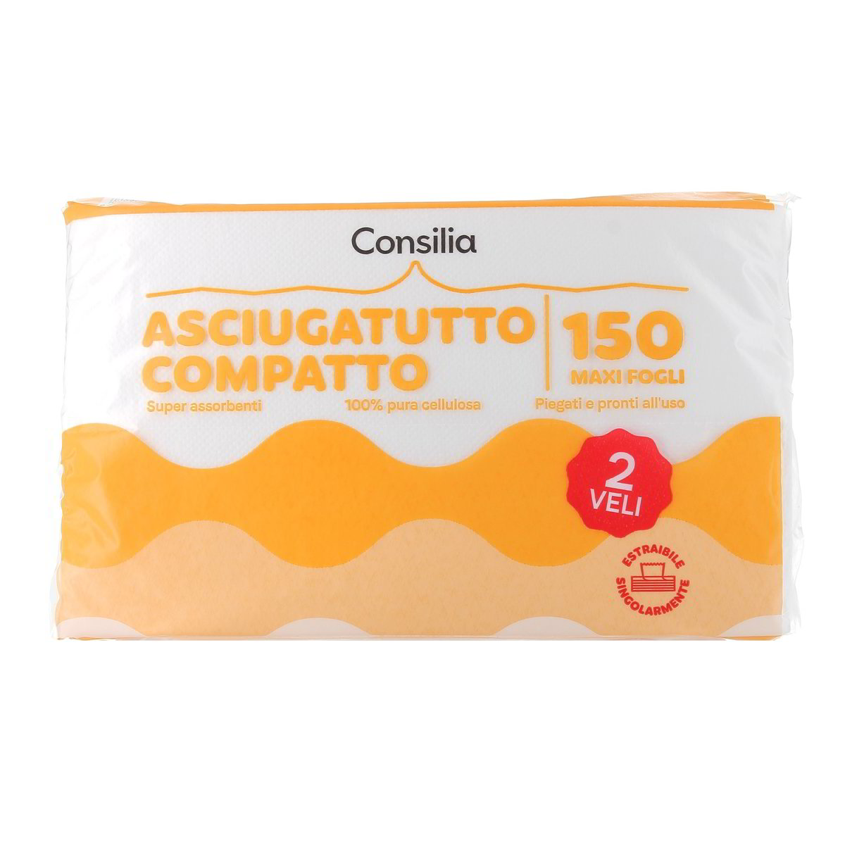 Consilia Asciugatutto Compatto 2 Veli 150 pezzi