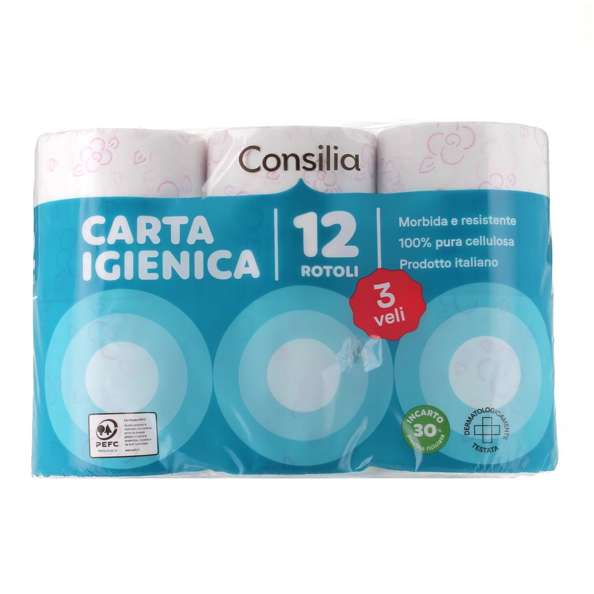 Consilia Carta Igienica 3 Veli 12 rotoli