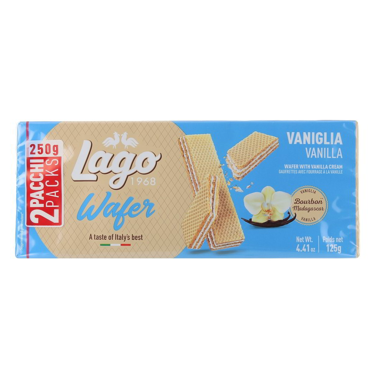Gastone Lago Wafers Alla Cremavaniglia 2x125 g