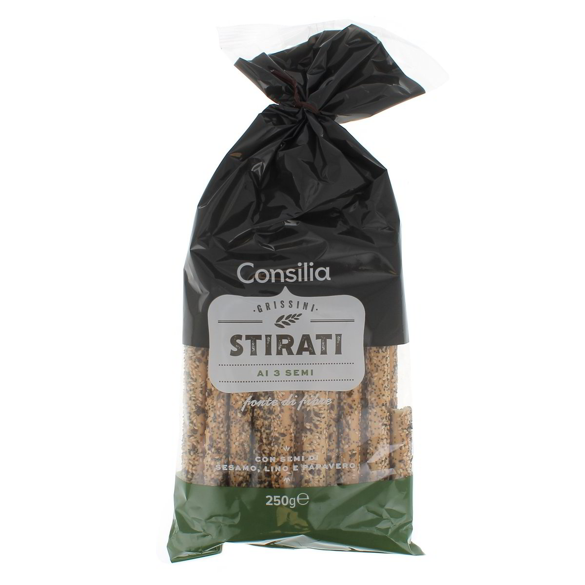 Consilia Grissini Stirati Ai 3 Semi 250 g