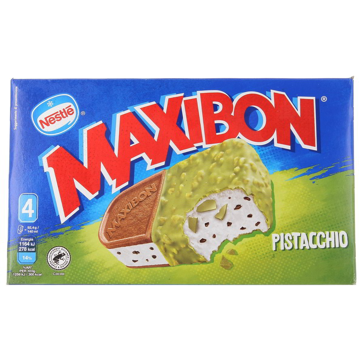 Nestle MAXIBON PISTACCHIO x4 370 g