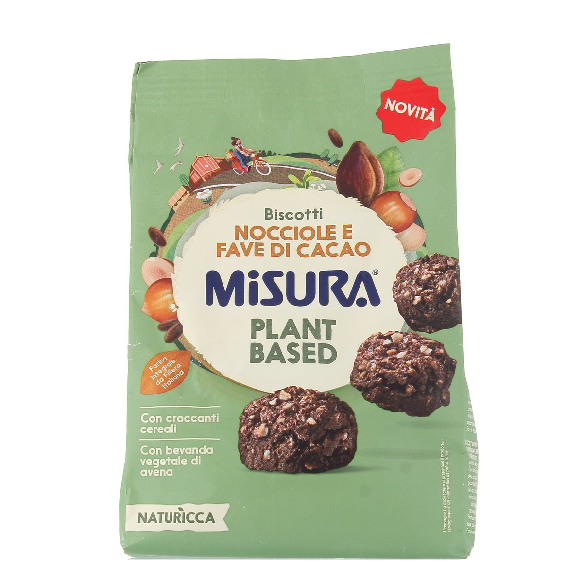 Misura Biscotti Nocciole E Fave Di Cacao Plant Based 260 g