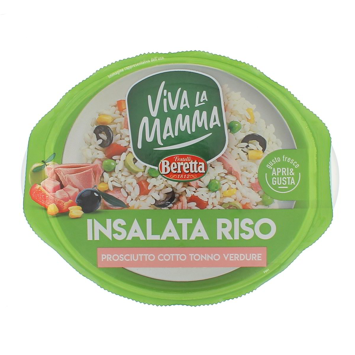 Viva la Mamma Insalata Riso Prosciutto Cotto Tonno Verdure 250 g