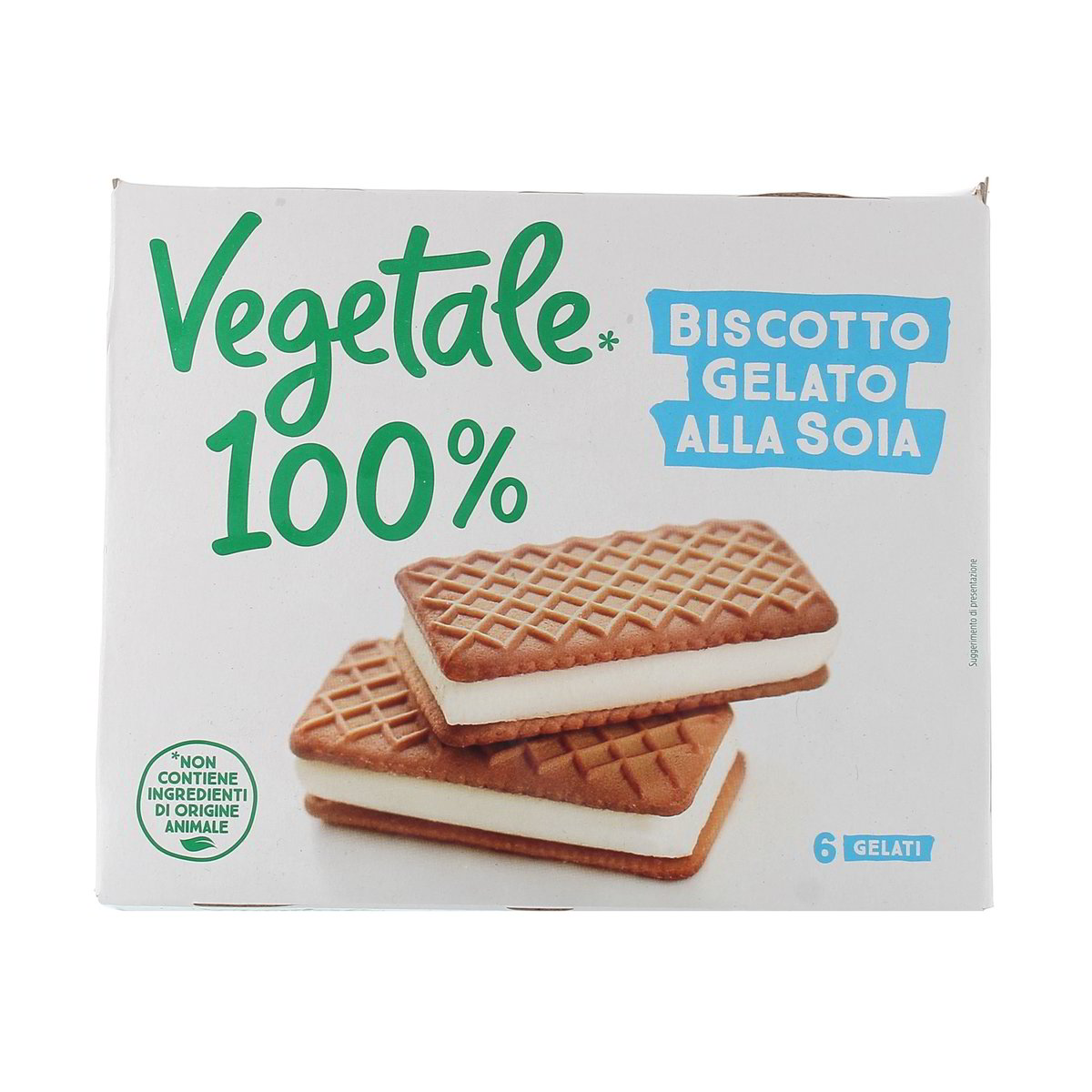 Vegetale 100% BISCOTTO GELATO ALLA SOIA x6 300 g