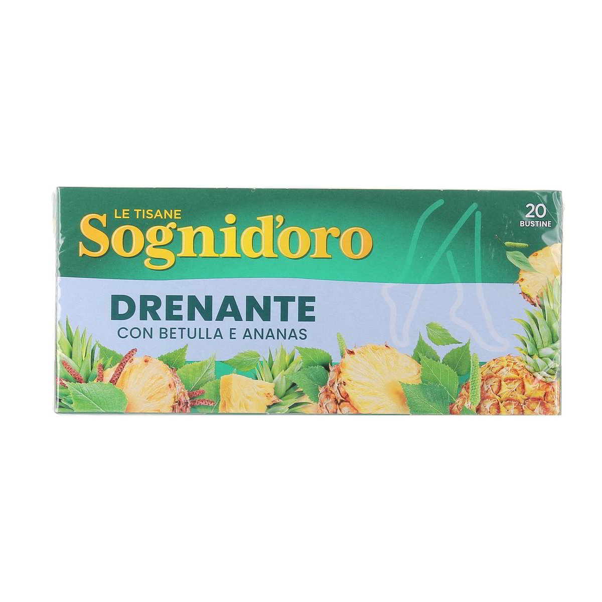 Sognid'Oro Tisana Drenante Con Betulla E Ananas 20 Filtri 40 g