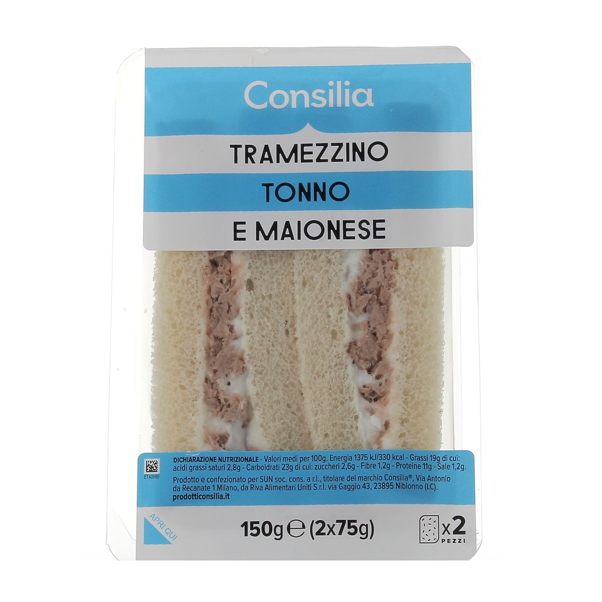 Consilia Tramezzino Tonno E Maionese 150 g
