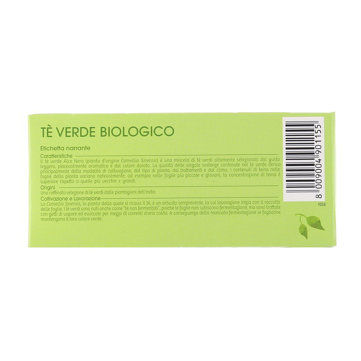 Alce Nero Tè Verde Bio 20 Filtri 35 g — immagine 3
