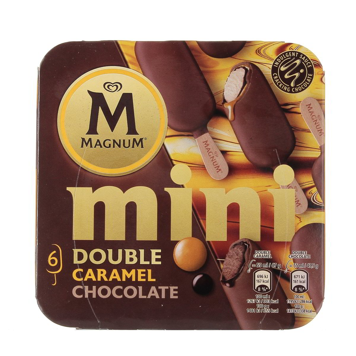 Algida MAGNUM MINI DOUBLE CARAMEL CHOCOLATE x6 283,5 g