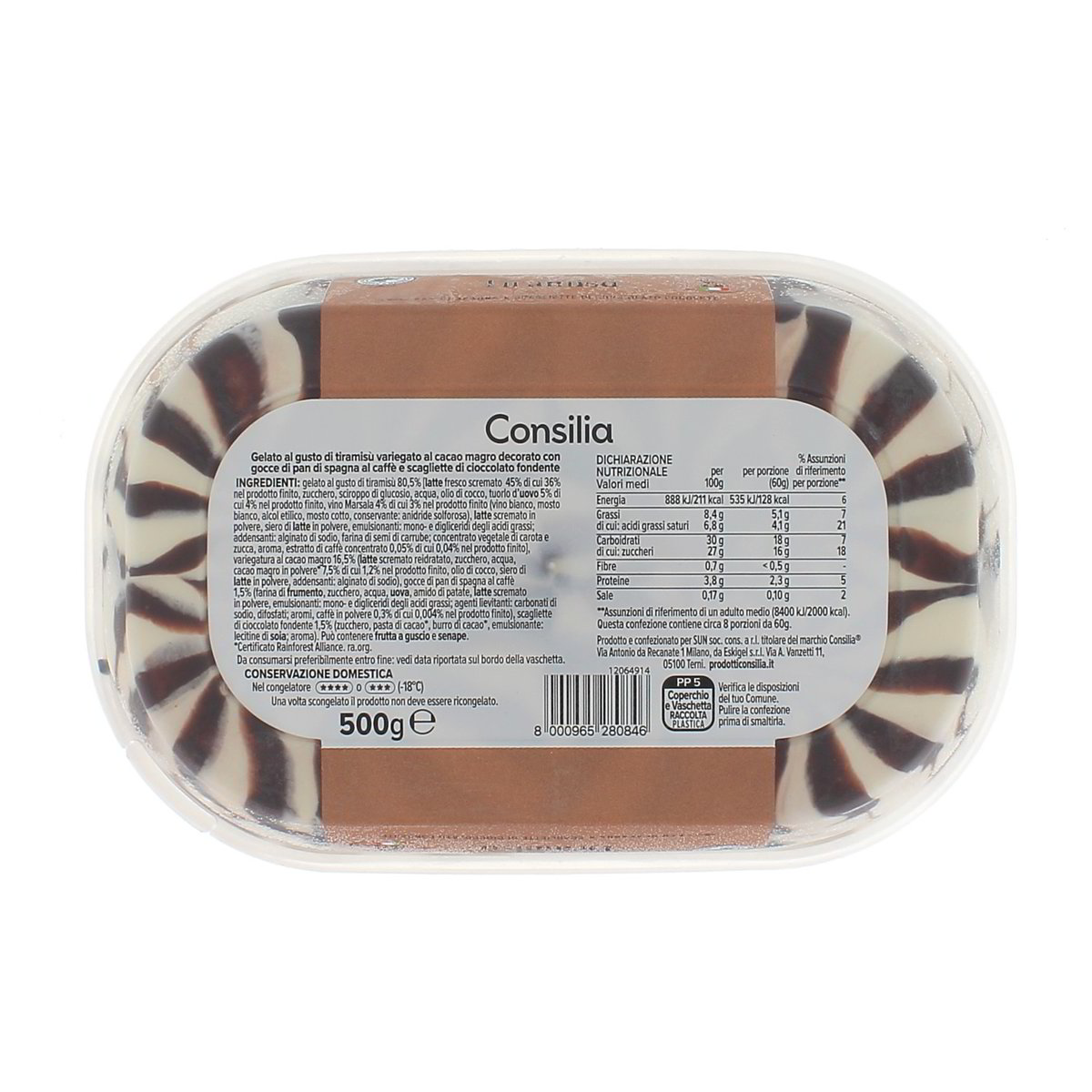Consilia Variegato Tiramisù 500 g — immagine 3