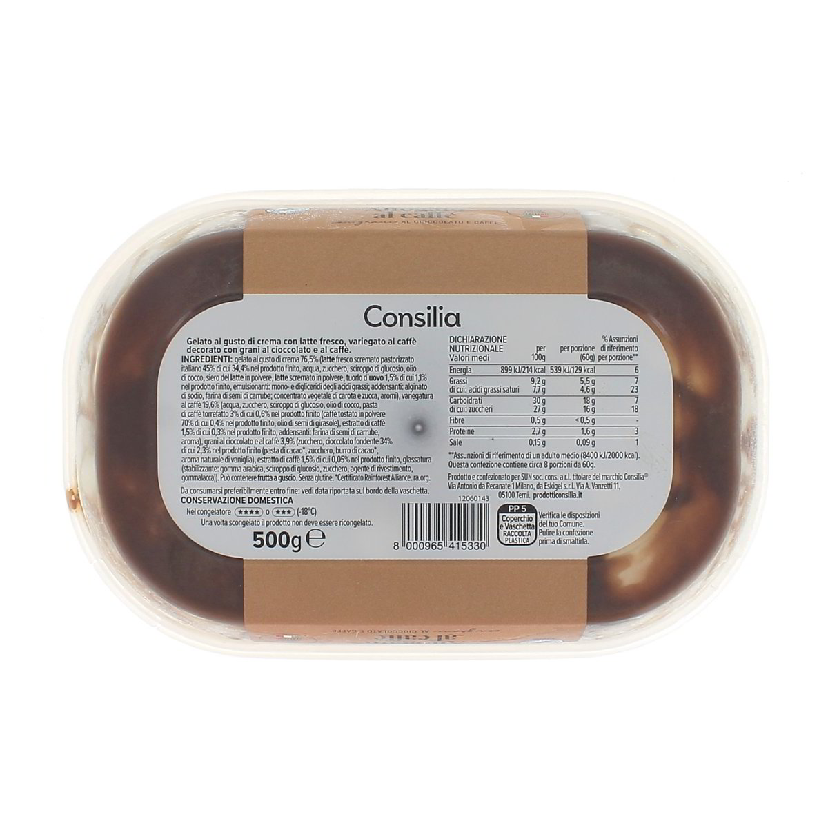 Consilia Variegato Affogato Al Caffè 500 g — immagine 3