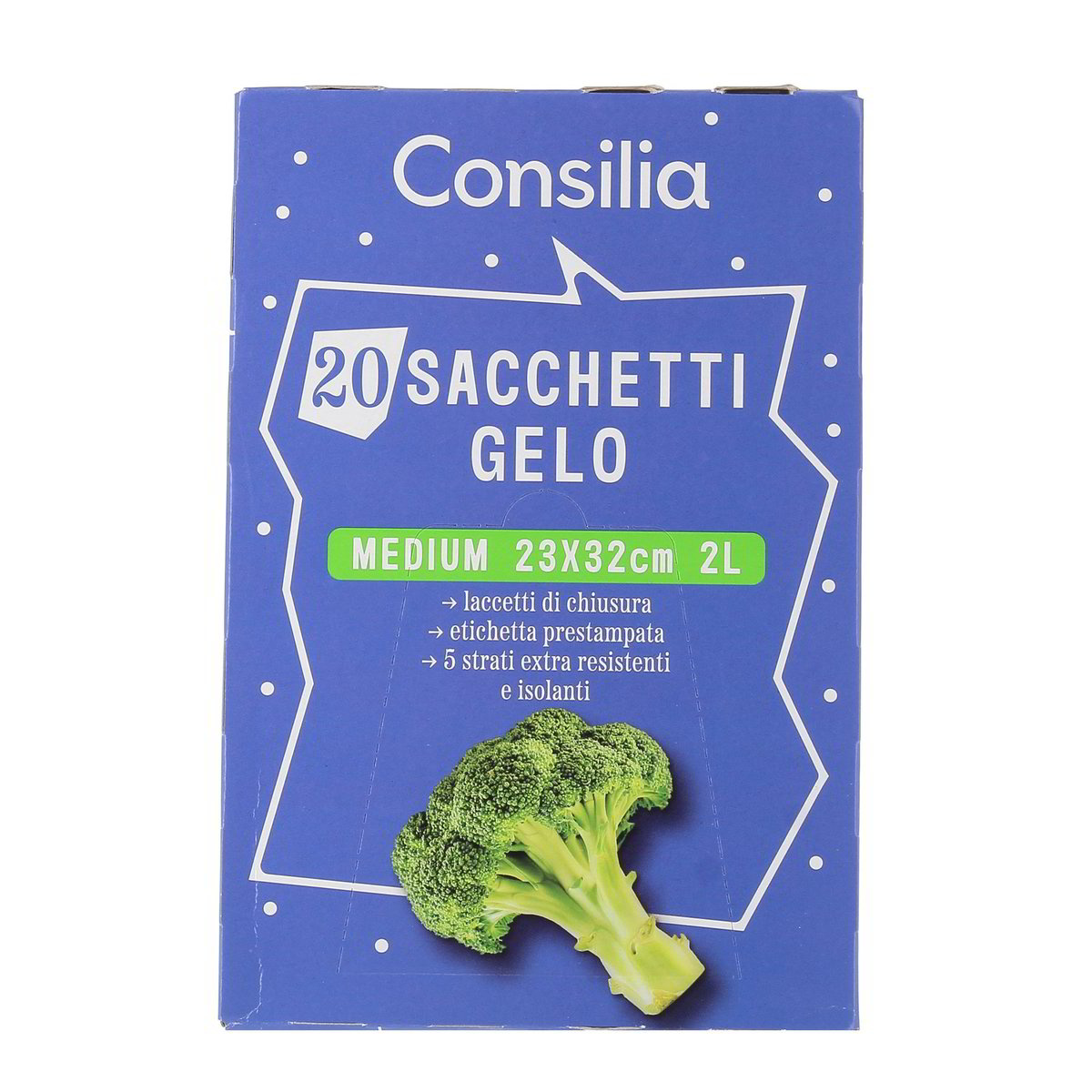 Consilia 20 SACCHETTI GELO MEDIUM 23x32 CM 2L 20 pezzi