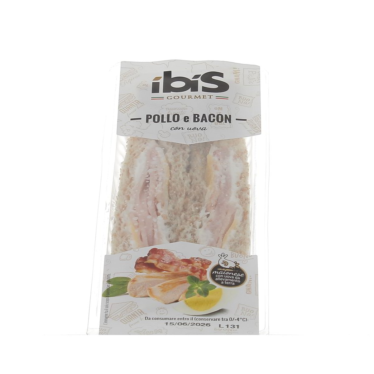 Ibis Tramezzini Pollo E Bacon Con Uova 160 g
