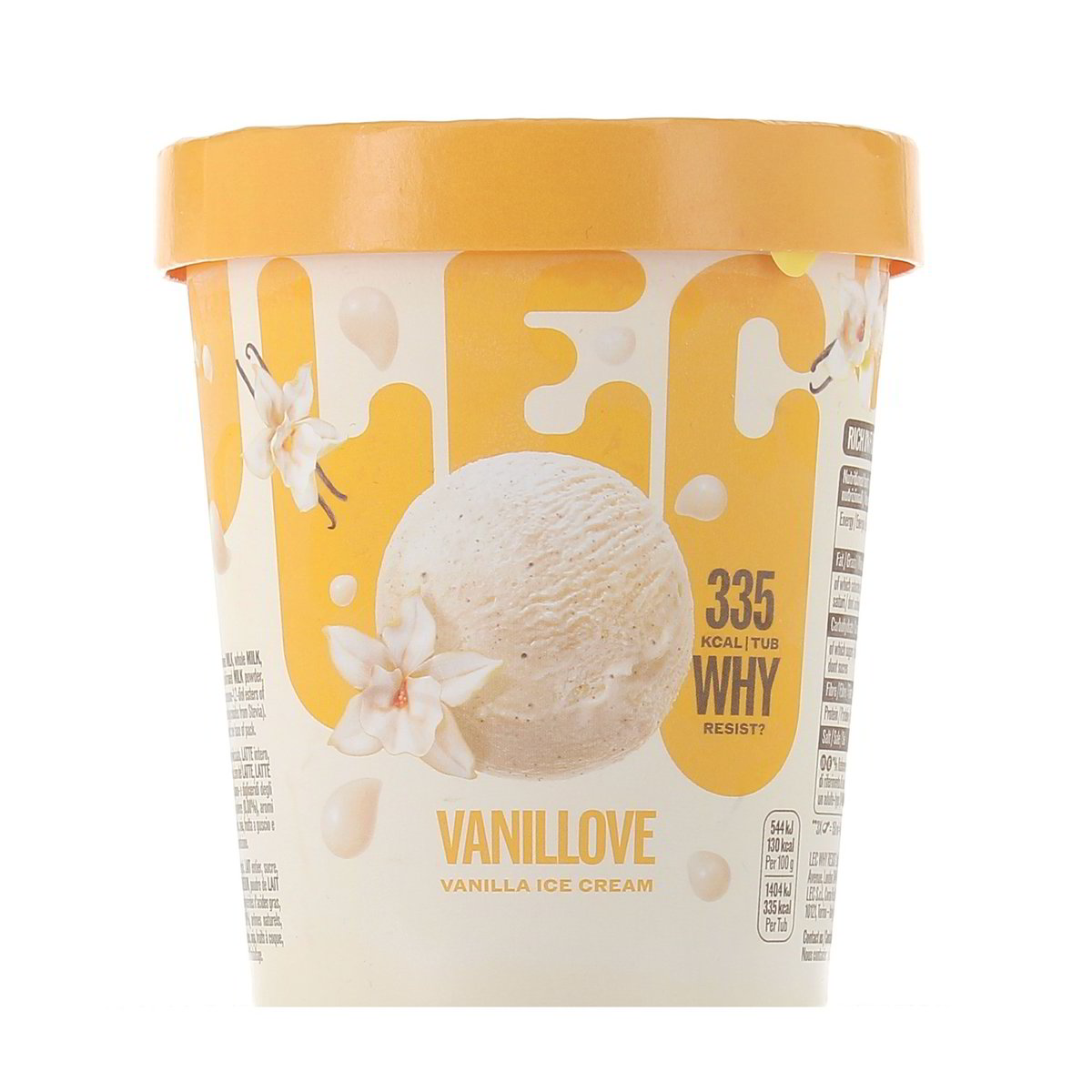LEC Vanillove Gelato Alla Vaniglia 258 g