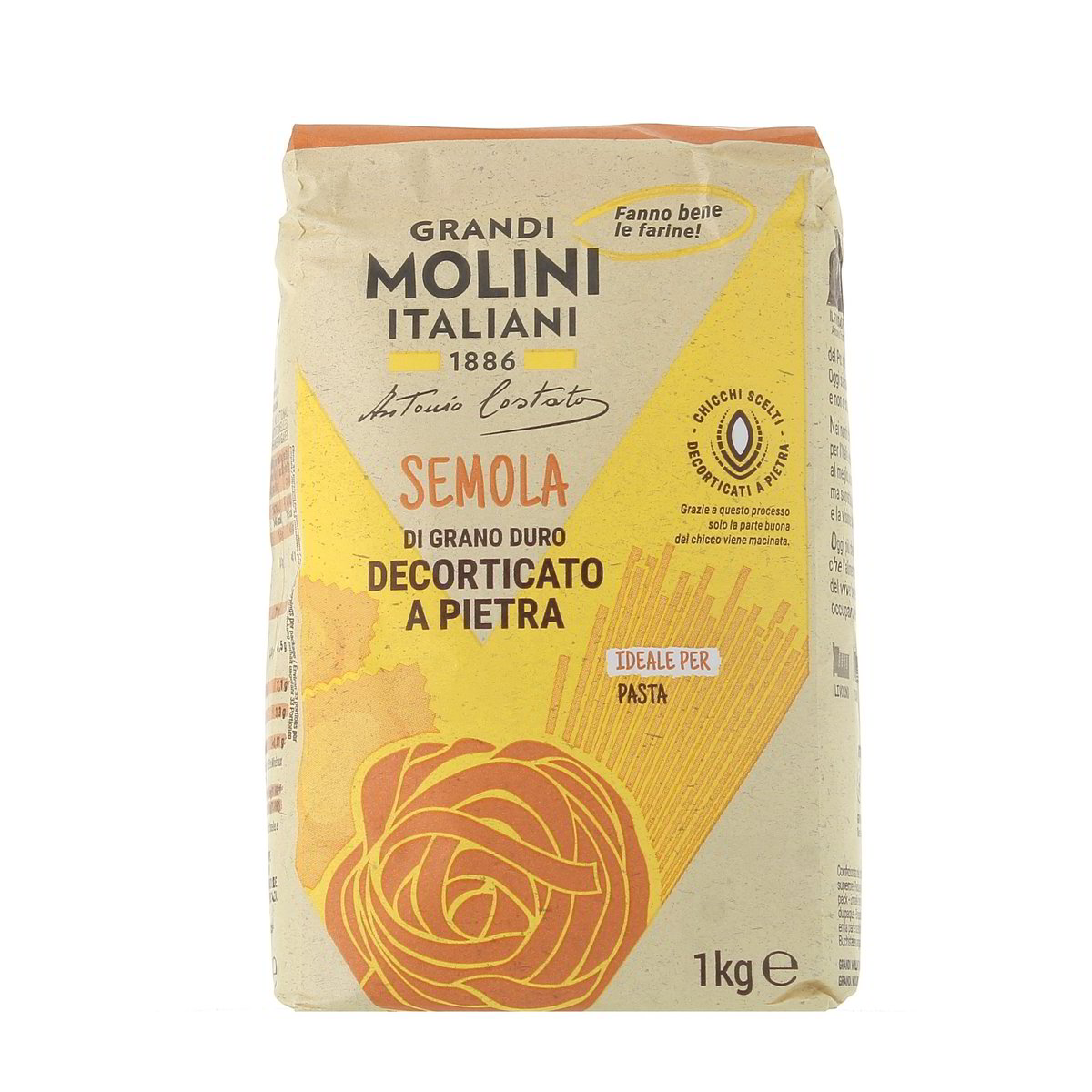 Frumenta Semola Di Grano Duro Decorticata A Pietra 1 Kg