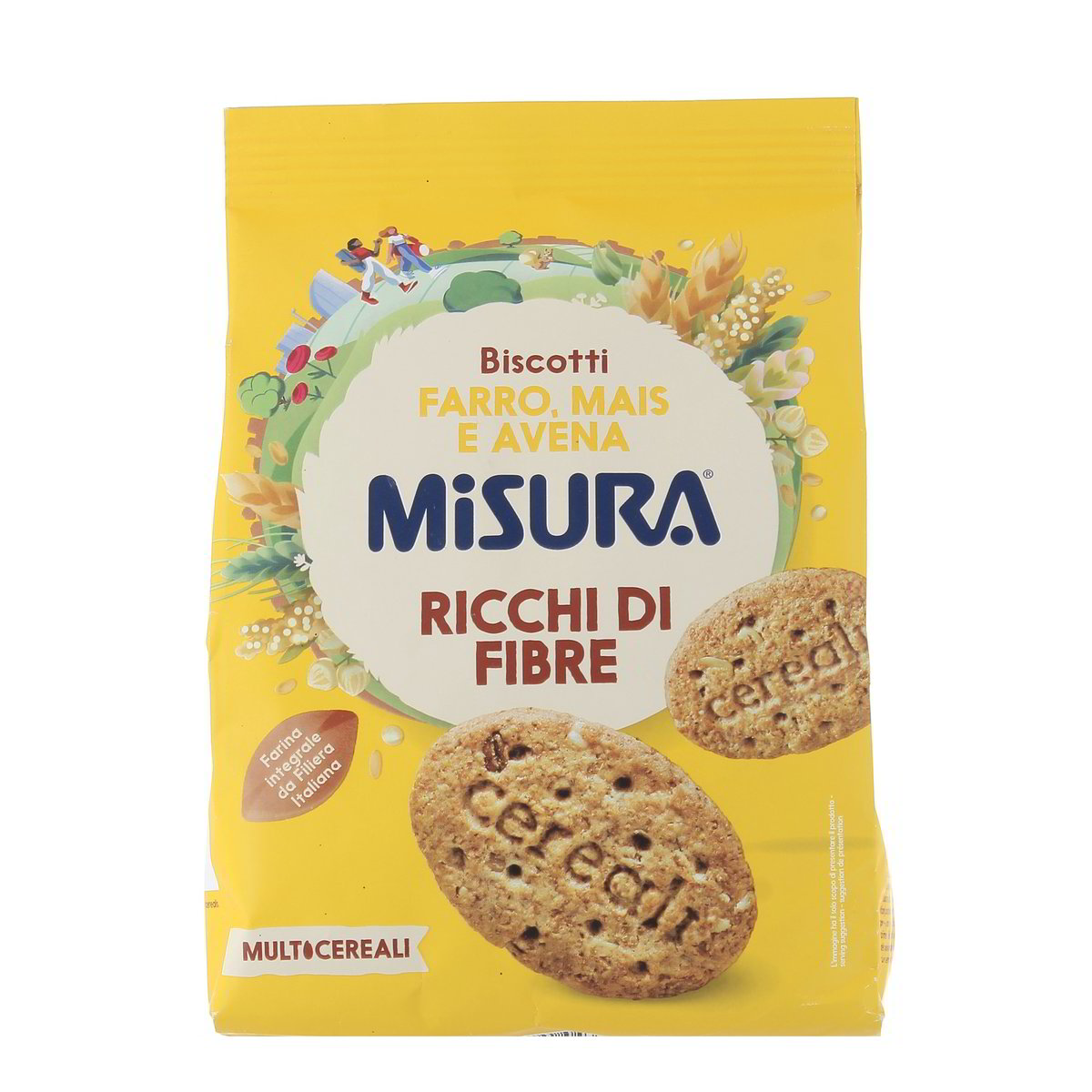 Misura Biscotti Farro Mais E Avena Ricchi Di Fibre 330 g
