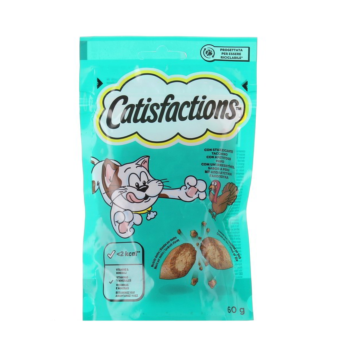 Catisfactions Snack Con Tacchino 60 g
