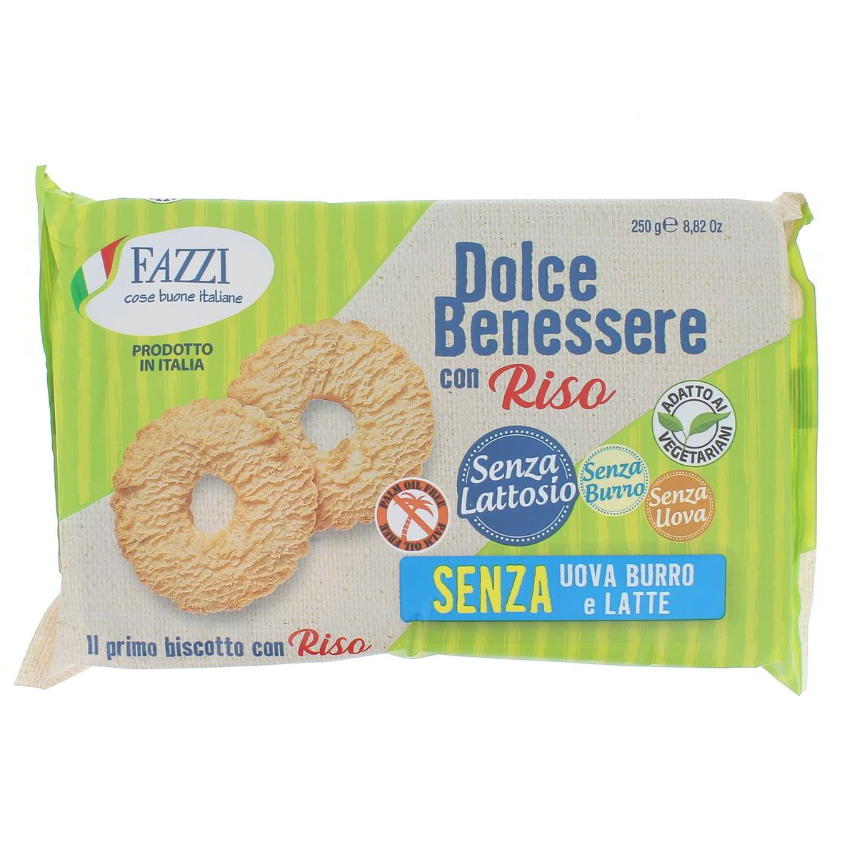 Fazzi Dolce Benessere Biscotto Con Riso Senza Uova Burro E Latte 250 g