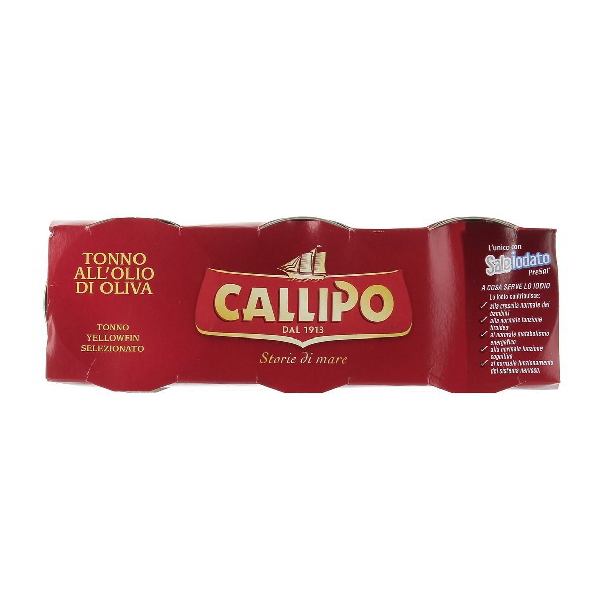 Callipo Tonno All'olio Di Oliva 3x70 g - sgocciolato 3x52 g