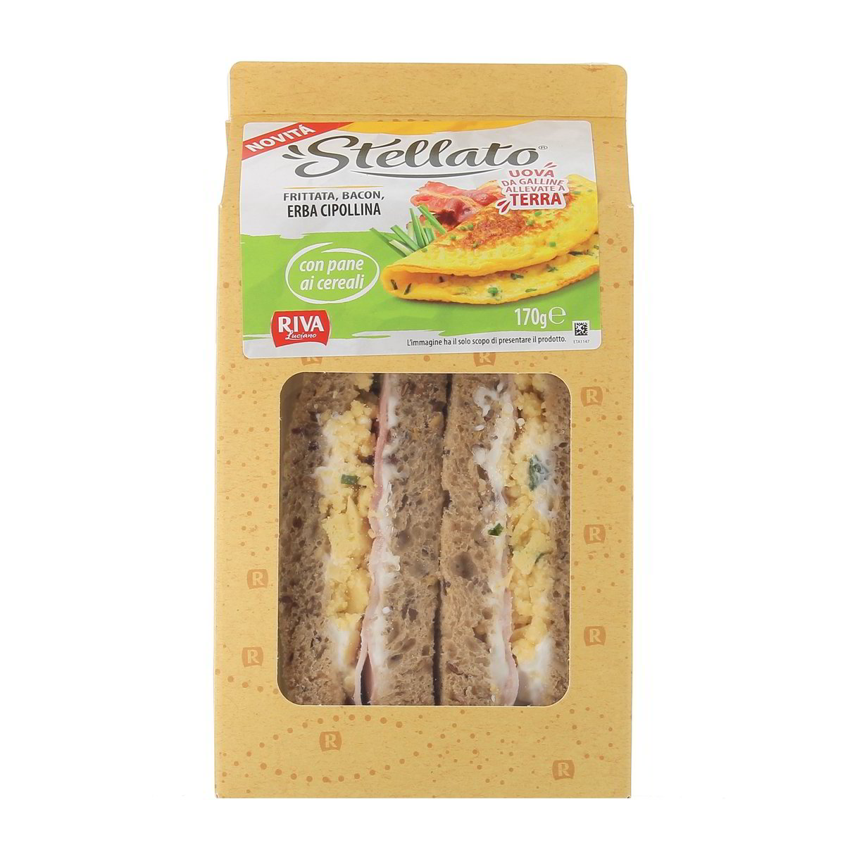 Stellato Tramezzino Frittata Bacon Erba Cipollina 170 g