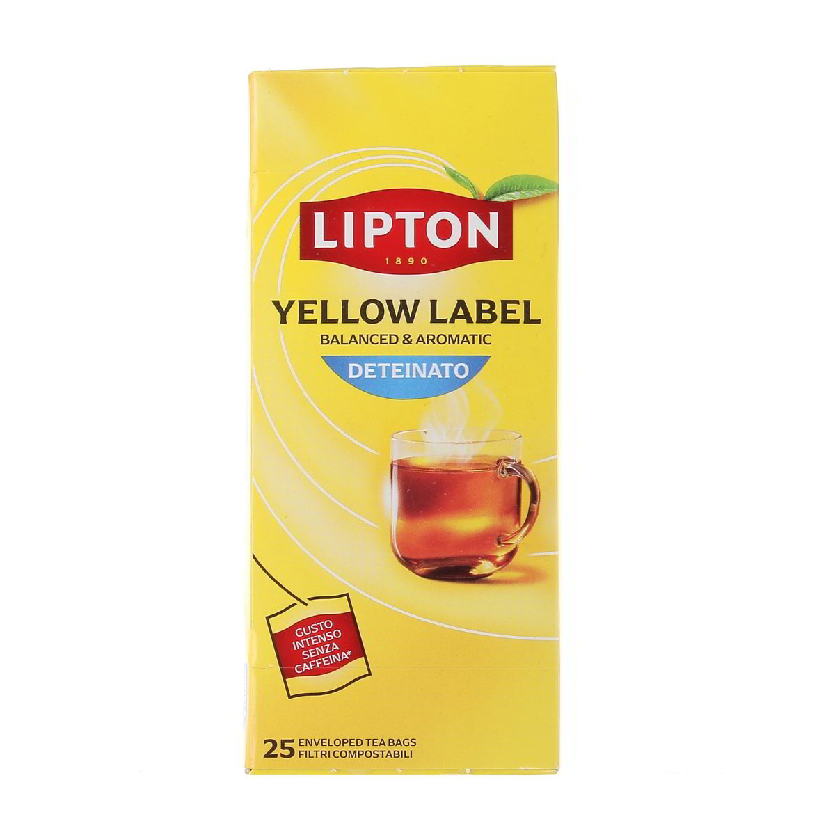 Lipton Yellow Label Tè Deteinato 25 Filtri 37,5 g — immagine 3