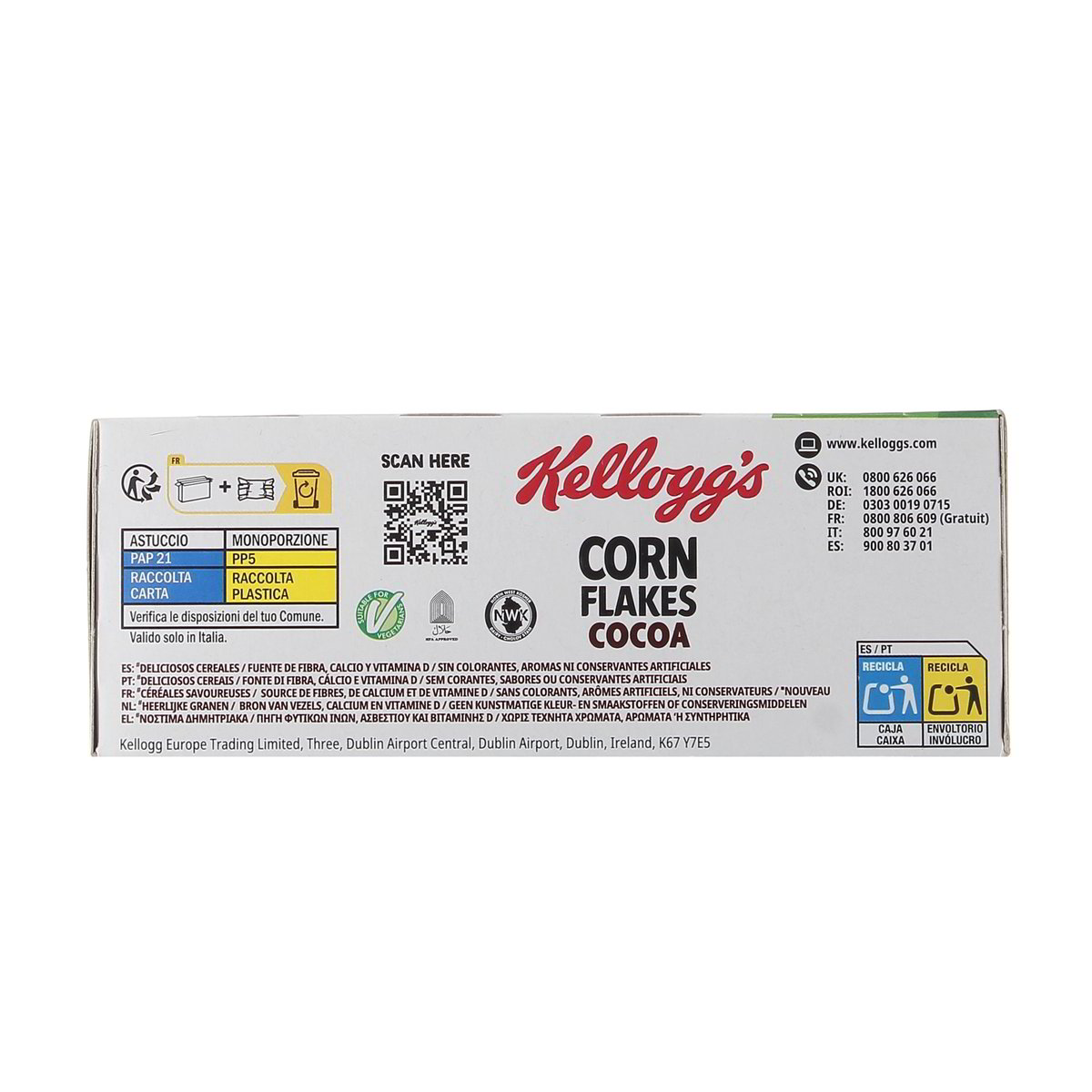 Kellogg'S BARRETTA CORN FLAKES COCOA x6 144 g — immagine 3