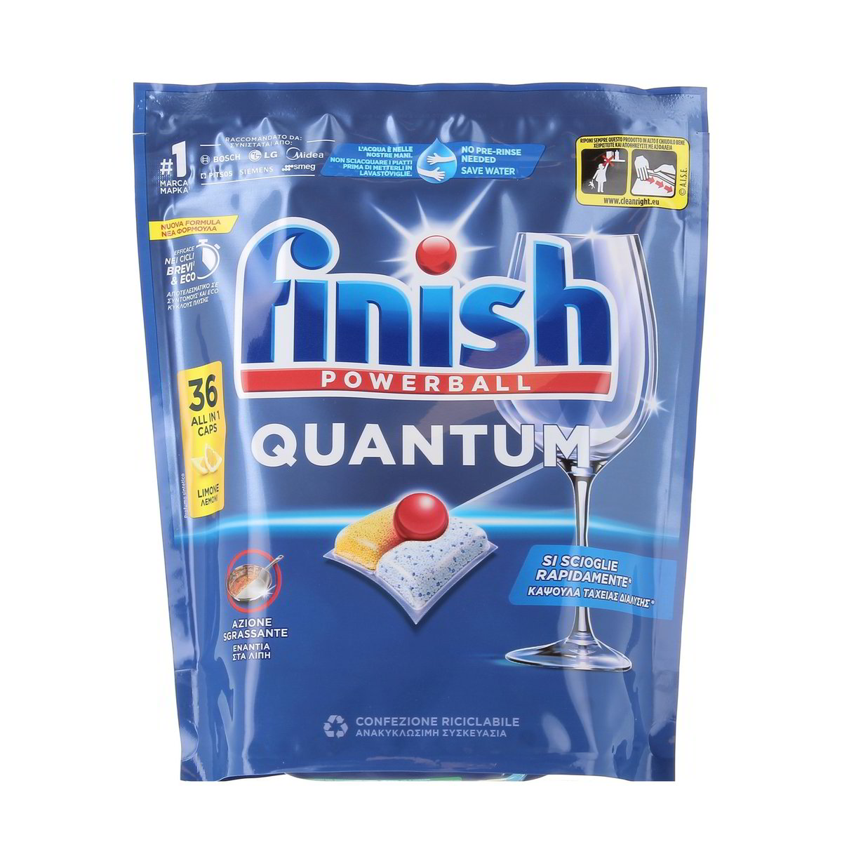 Finish Tabs Powerball Quantum Limone