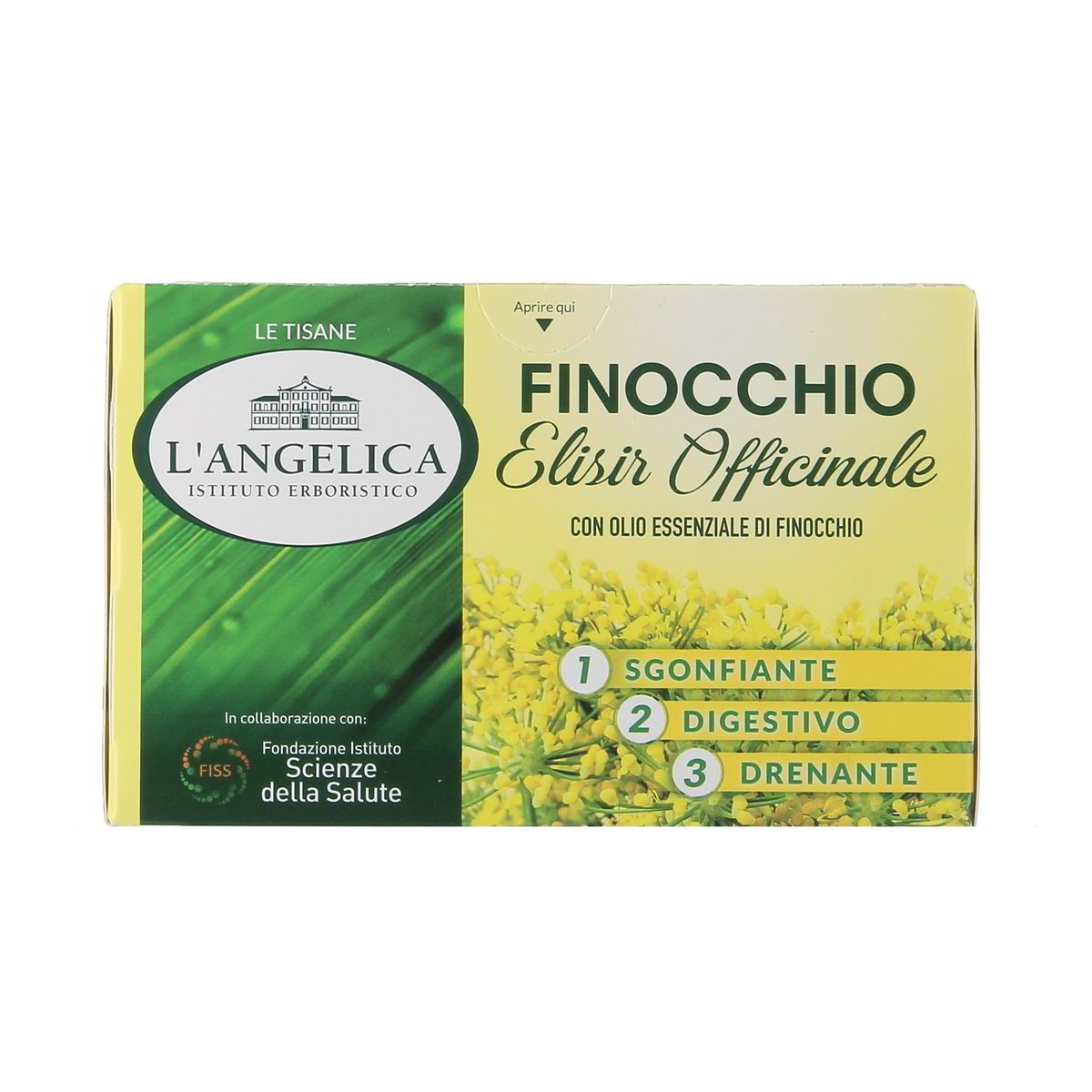 L'Angelica TISANA AL FINOCCHIO 18 filtri 36 g