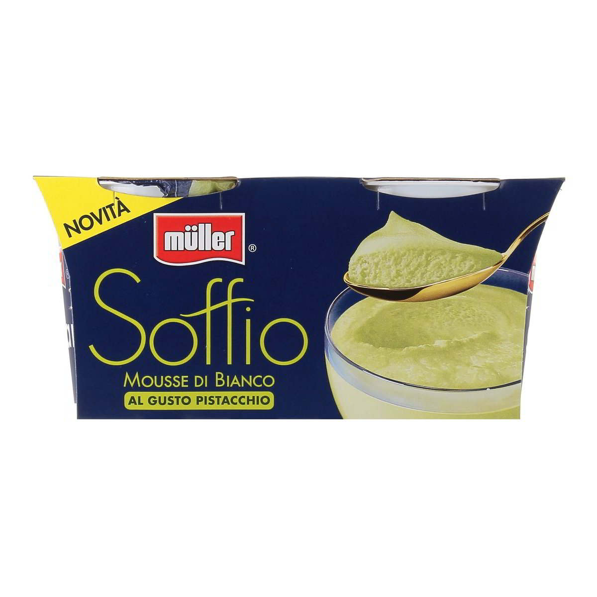 Müller Soffio Mousse Di Bianco Al Gusto Pistacchio 2x95 g