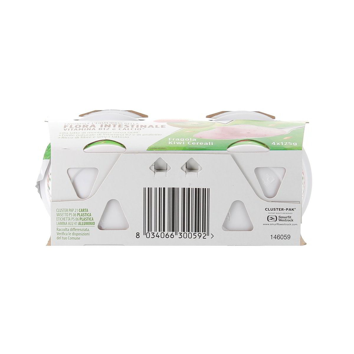 Milk Kefir Plus Fragola Kiwi Cereali 4x125 g — immagine 3