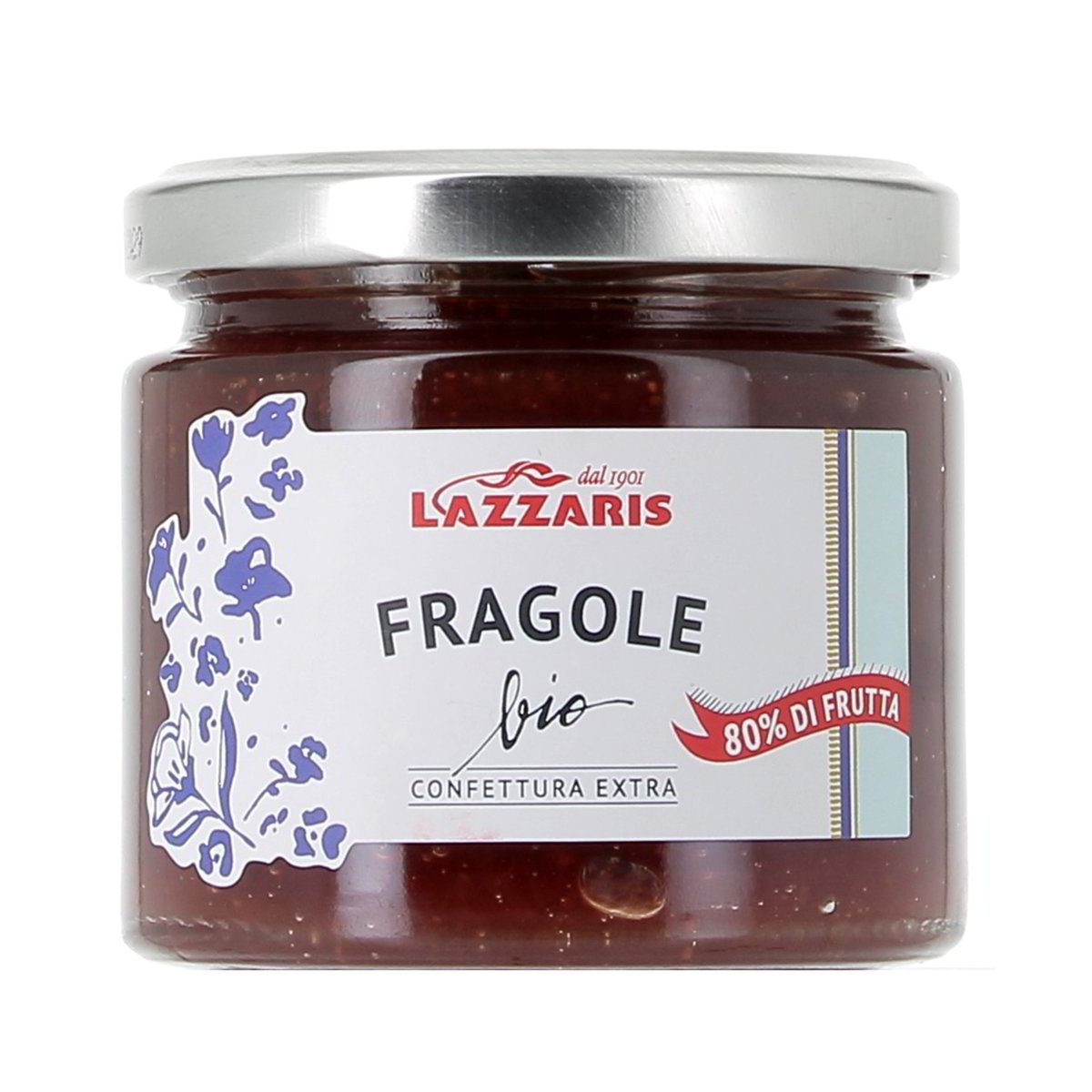 Lazzaris Confettura Extra Fragole Bio 230 g