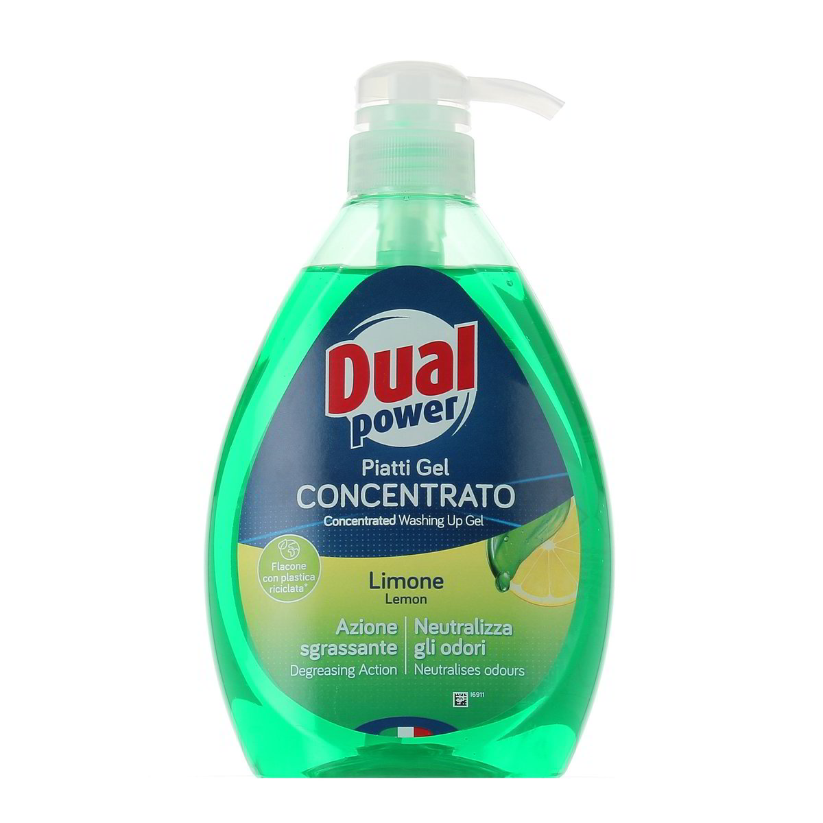 Dual Power Detersivo Piatti Gel Concentrato Limone 600 ml