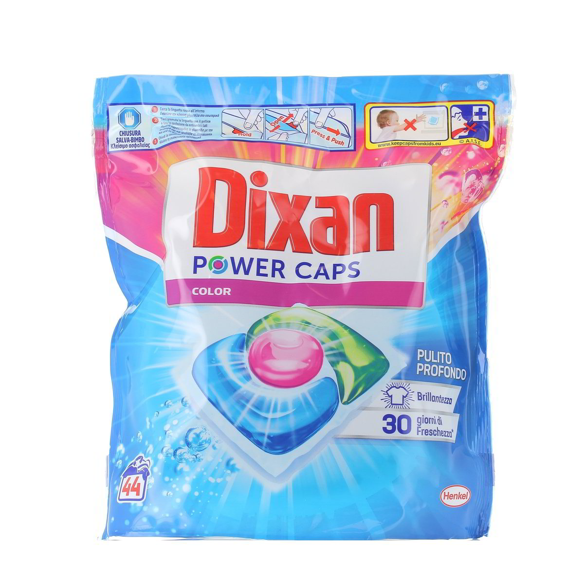 Dixan Power Caps Color 44 pezzi