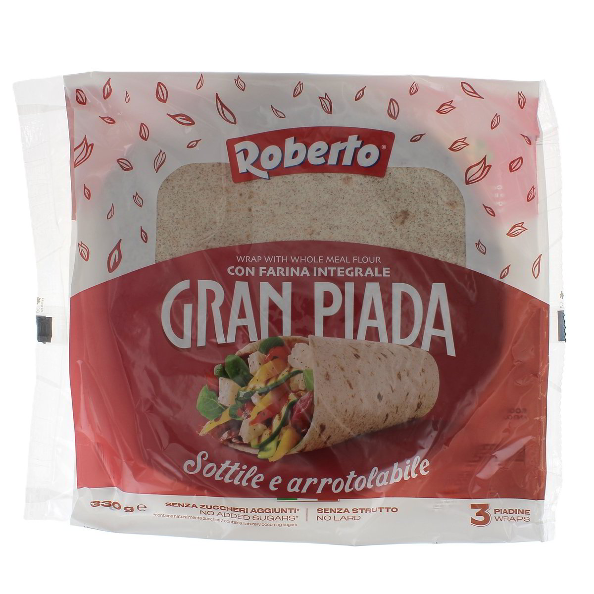 Roberto Gran Piada Con Farina Integrale 330 g