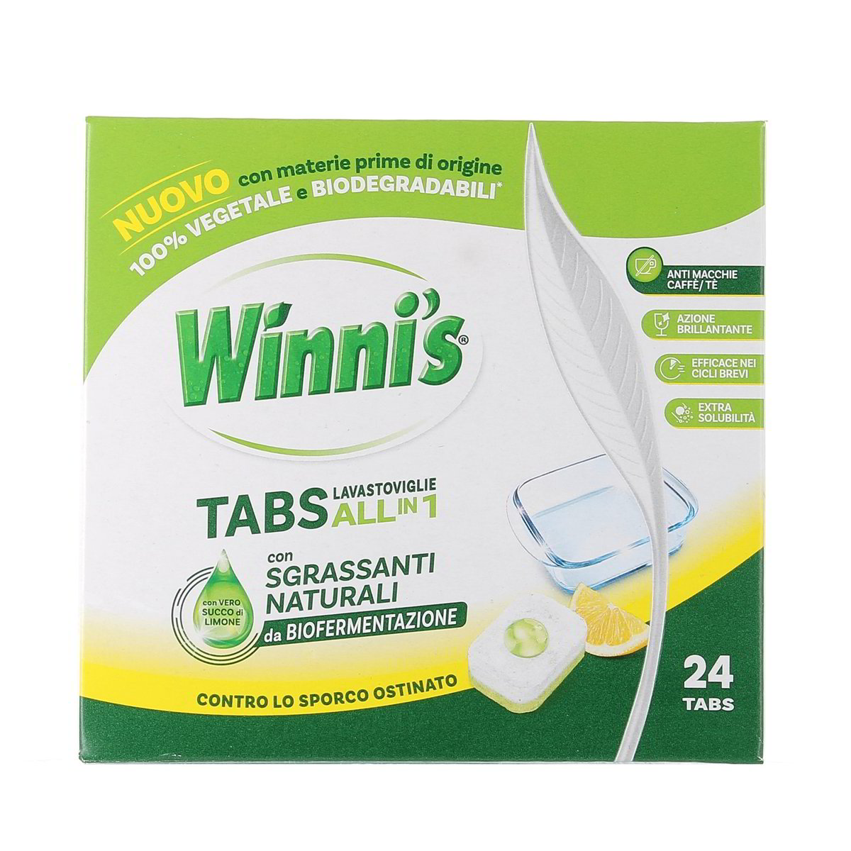 Winni'S Tabs Lavastoviglie All In 1 Con Sgrassanti Naturali 24 przzi