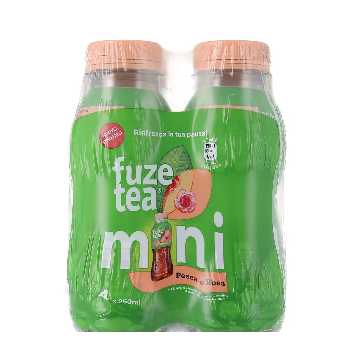 Fuze TEA Mini Pesca E Rosa 4x250 ml