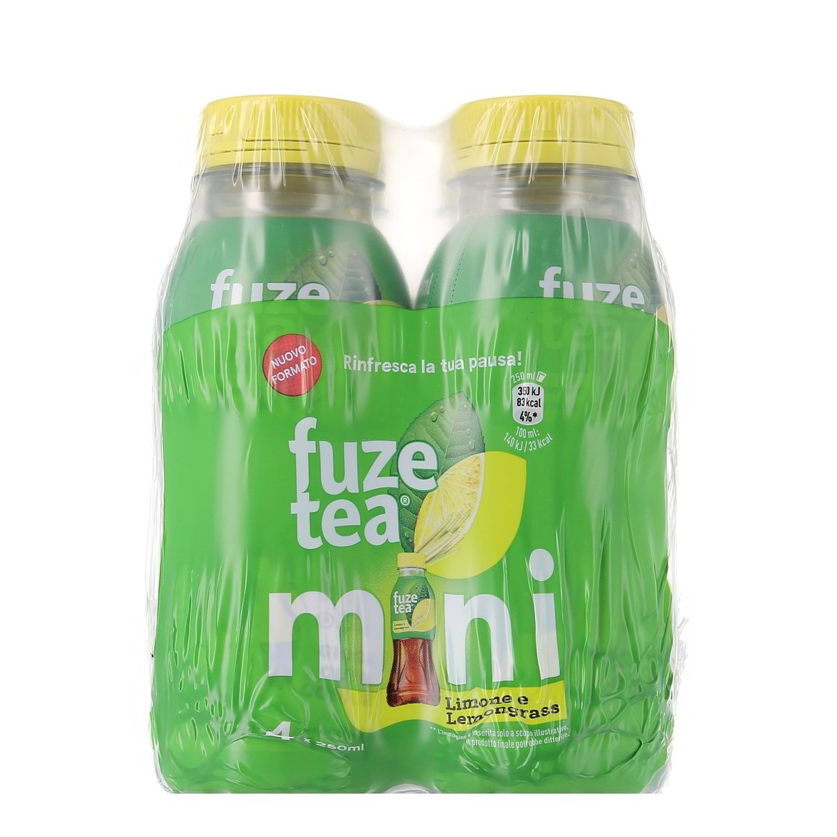 Fuze TEA Mini Limone E Lemongrass 4x250 ml