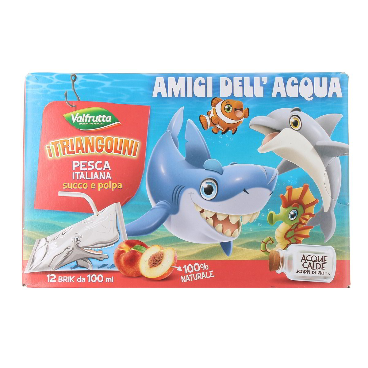 Valfrutta I Triangolini Pesca Succo E Polpa 12x10 cl