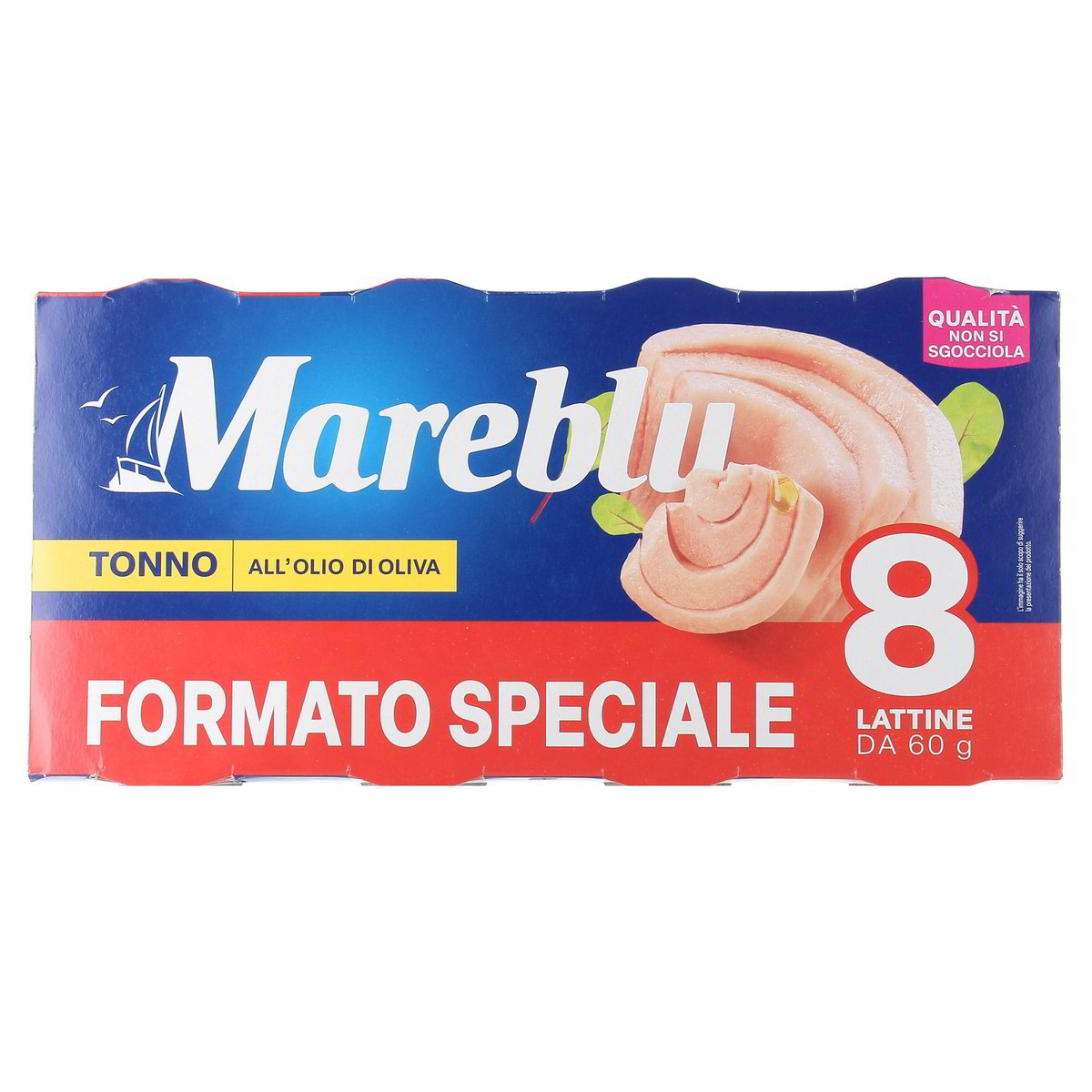 Mareblu Tonno All'olio D'oliva 8x60 g