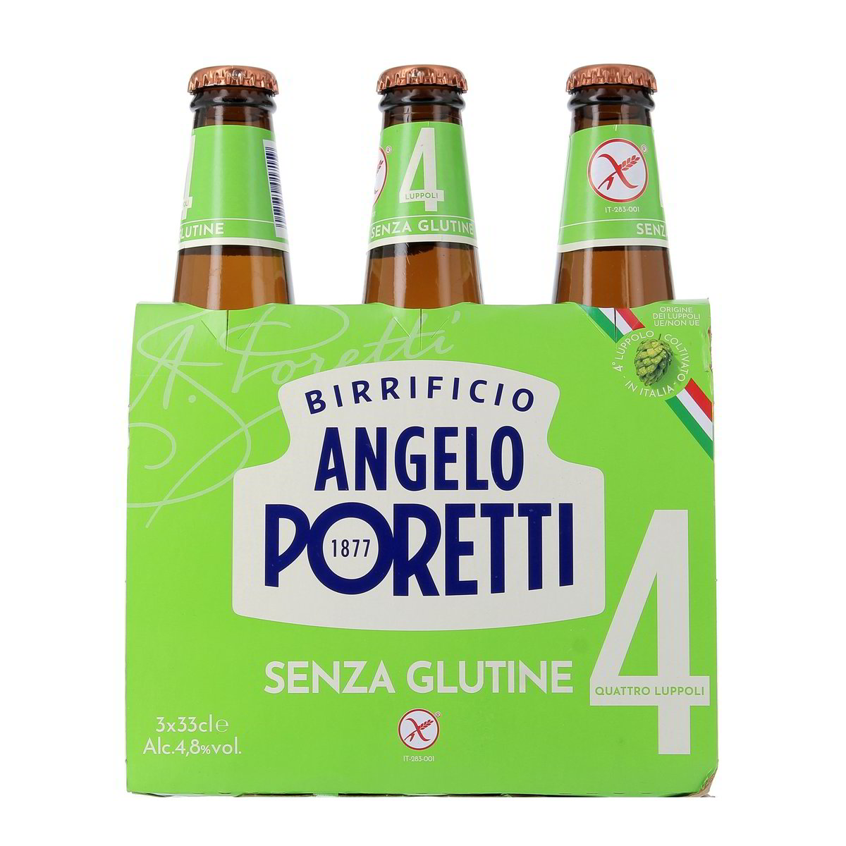 Angelo Poretti Birra 4 Luppoli Senza Glutine 3x33 cl