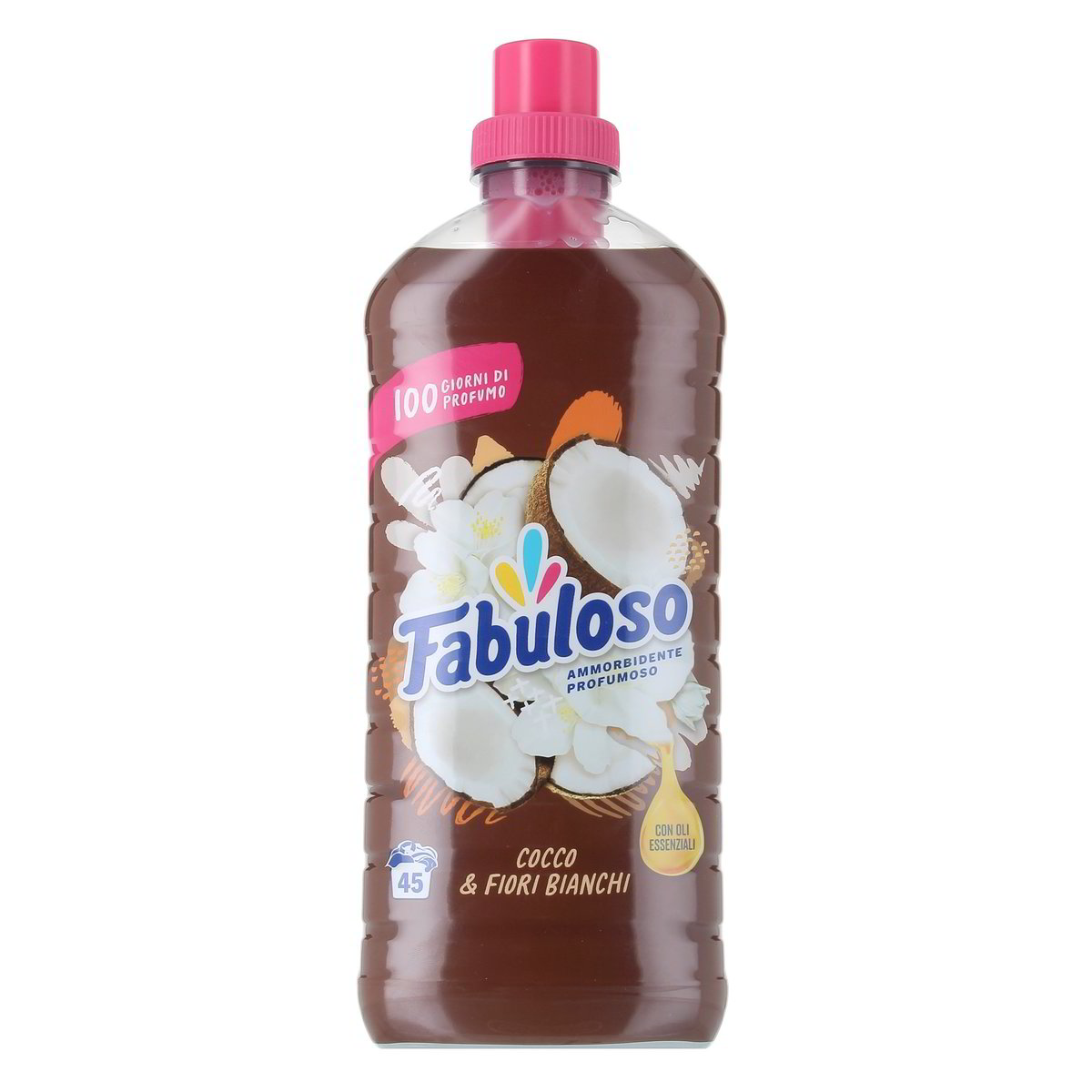 Fabuloso Ammorbidente Profumoso Cocco & Fiori Bianchi 45 Lavaggi 1 l