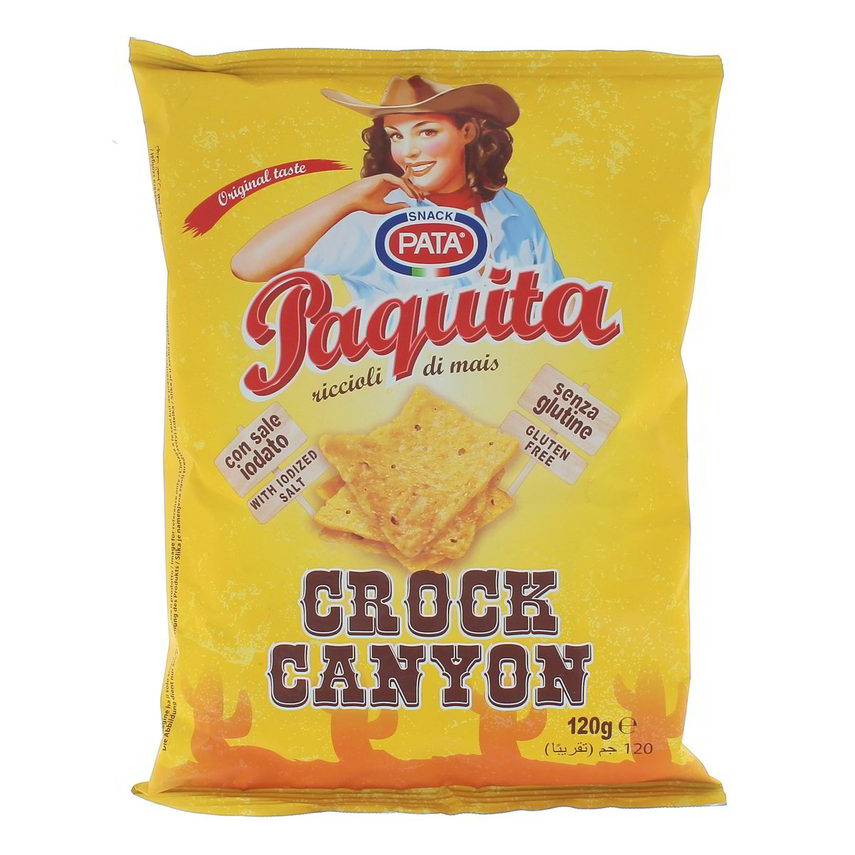 Pata Snack Paquita Crock Canyon Riccioli Di Mais 120 g