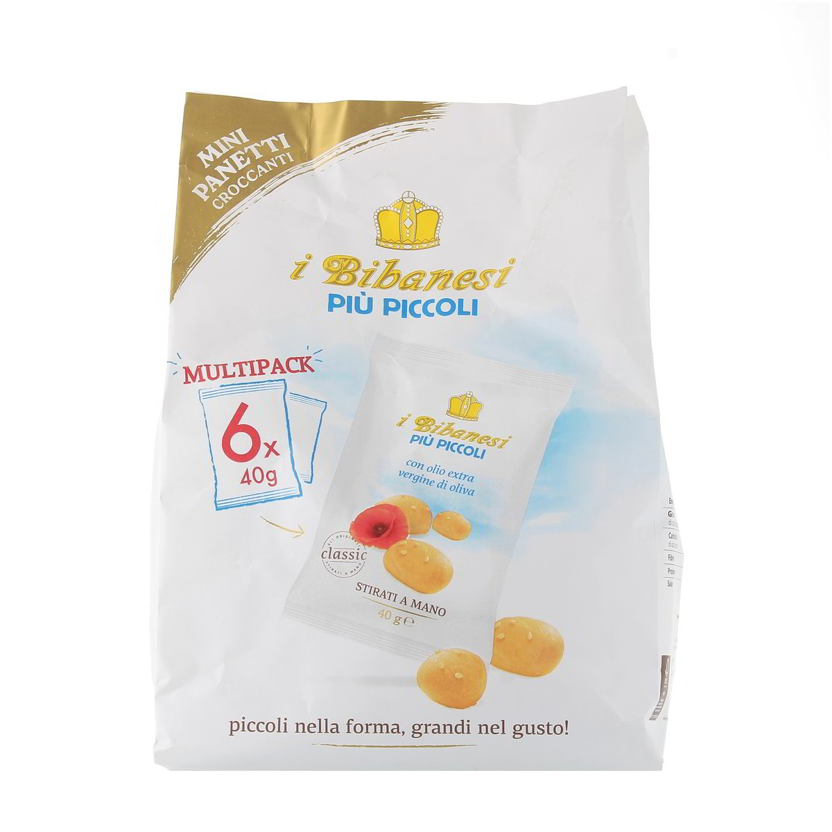 I Bibanesi PIÙ PICCOLI CON OLIO EXTRA VERGINE DI OLIVA x6 240 g