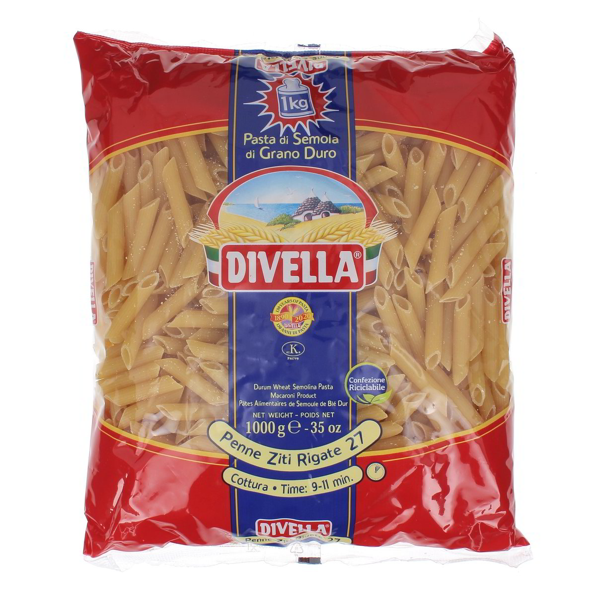 Divella Penne Ziti Rigate N.27 1 kg